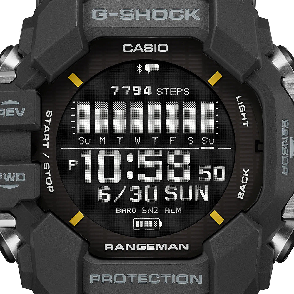 Casio Casio G-Shock (Gpr-H1000-1Dr) Digital 53.2mm Resin Band