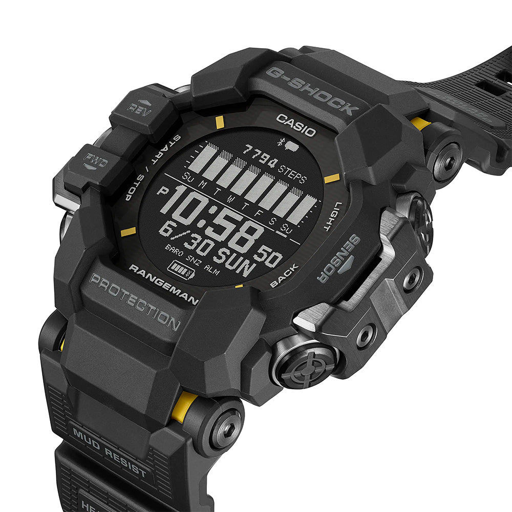 Casio Casio G-Shock (Gpr-H1000-1Dr) Digital 53.2mm Resin Band