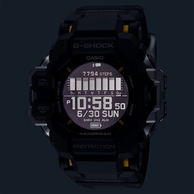 Casio Casio G-Shock (Gpr-H1000-1Dr) Digital 53.2mm Resin Band