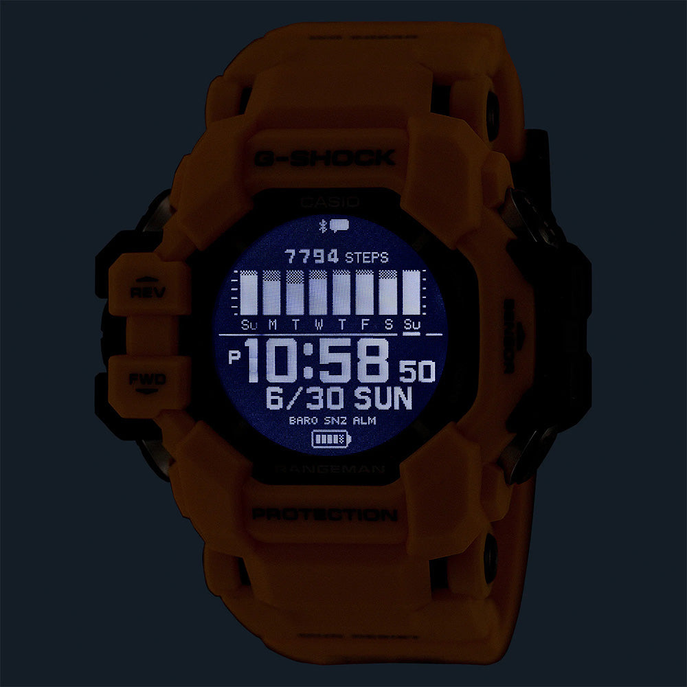 Casio Casio G-Shock (Gpr-H1000-9Dr) Digital 53.2mm Resin Band