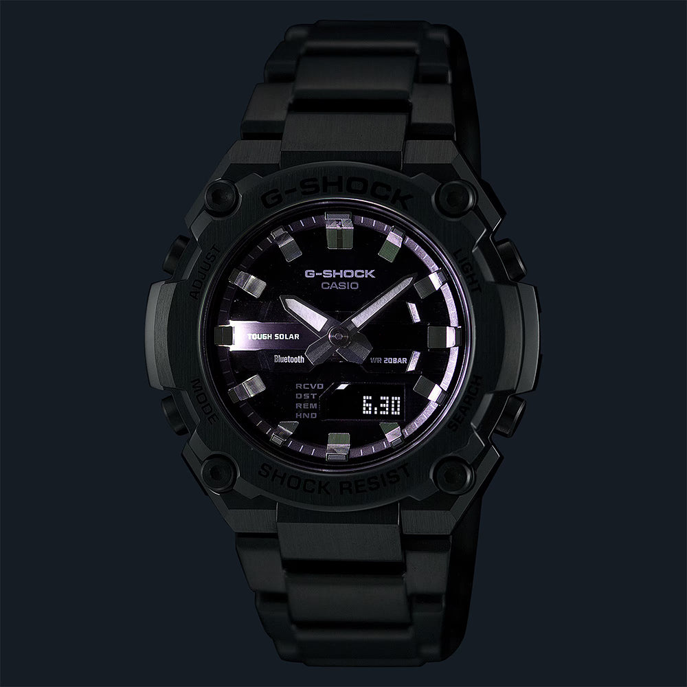 Casio Casio G-Shock (Gst-B600D-1Adr) Anadigi 42.3mm Stainless Steel Band