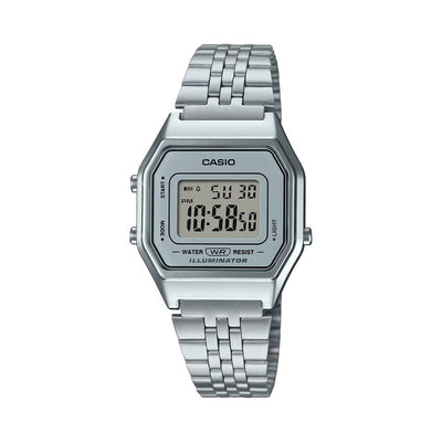 Casio Vintage Digital Steel Digital 28.6mm Stainless Steel Band