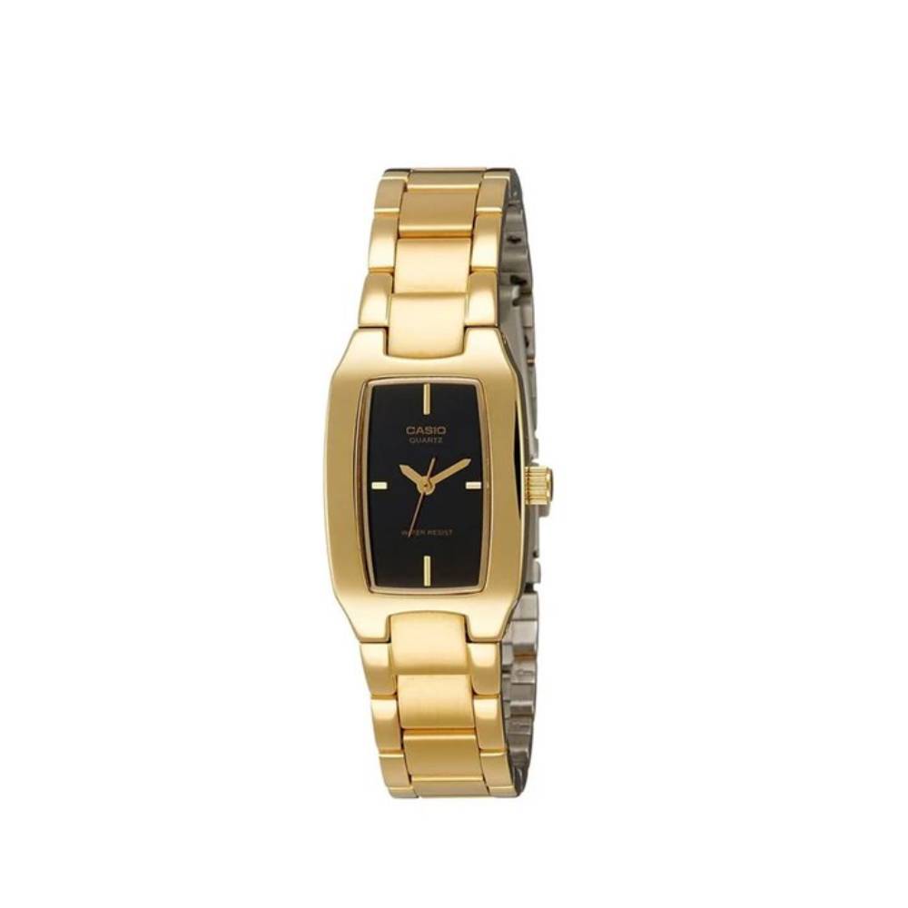 Casio Analog Gold 3-Hand 21mm Stainless Steel Band