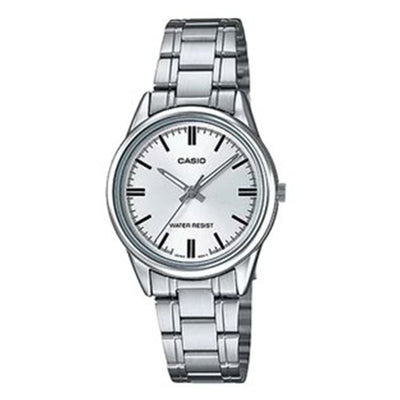 Casio Analog Steel 3-Hand 28.2mm Stainless Steel Band