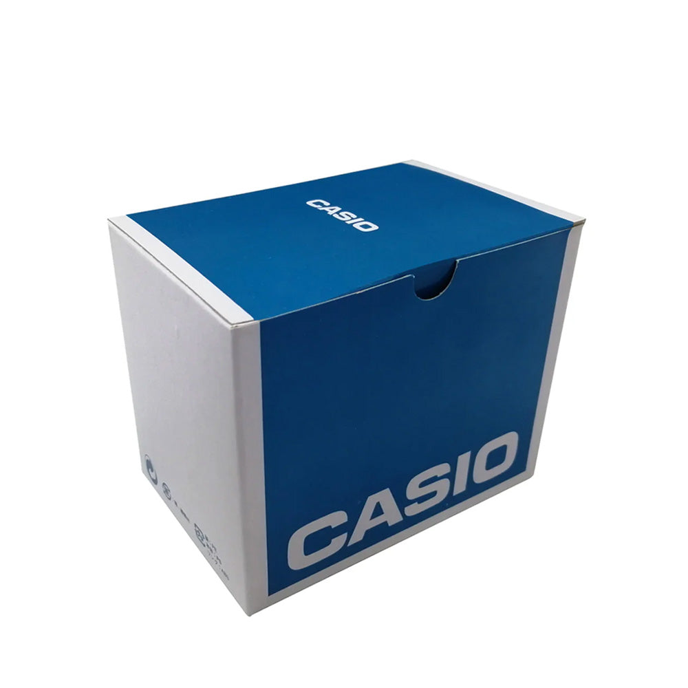 Casio Analog Leather 3-Hand 22mm Leather Band