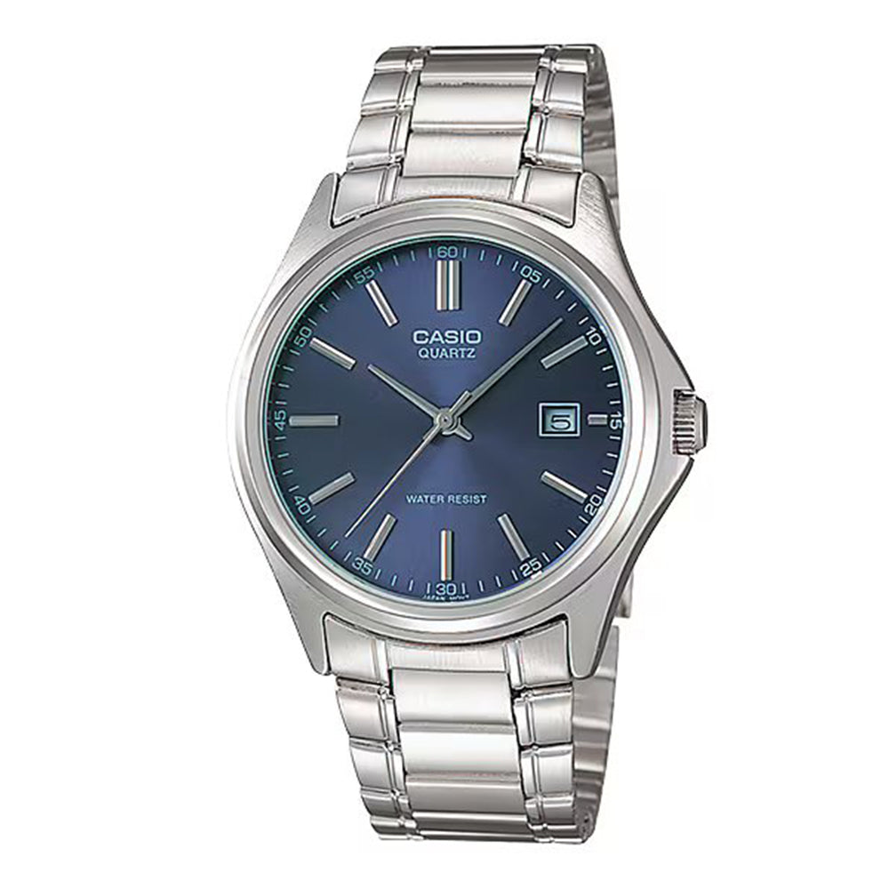 Casio Analog Steel Date 38.5mm Stainless Steel Band