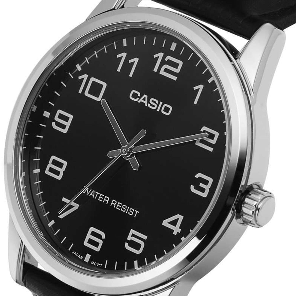 Casio Analog Leather 3-Hand 38mm Leather Band