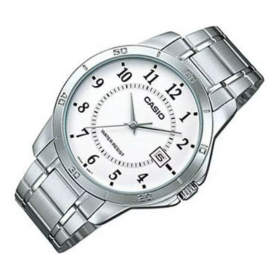 Casio Analog Steel Date 41.5mm Stainless Steel Band