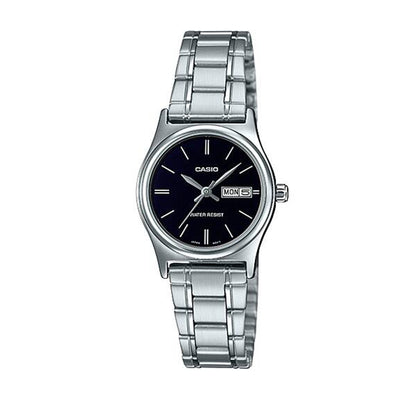 Casio Analog Steel Date 38mm Stainless Steel Band