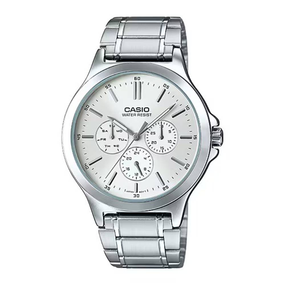 Casio Analog Steel Multifunction 41.5mm Stainless Steel Band