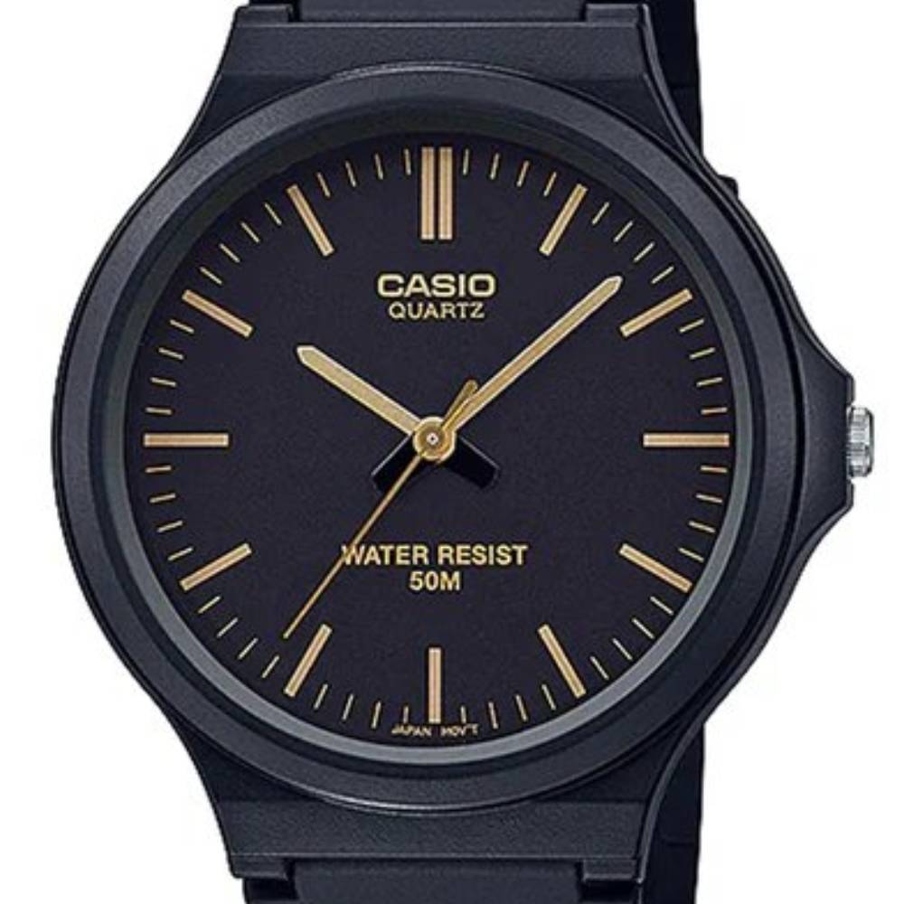 Casio Analog Resin 3-Hand 43.6mm Resin Band