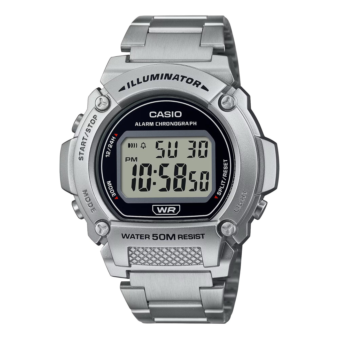 Casio Sports Digital Digital 47mm Stainless Steel Band