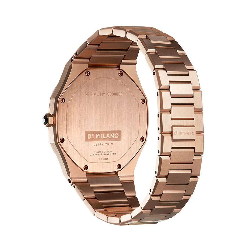 D1 Milano Ultra Thin 2-Hand 40mm Stainless Steel Band