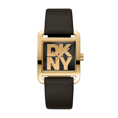 Dkny City Maxi 3-Hand 29mm x 37mm Leather Band