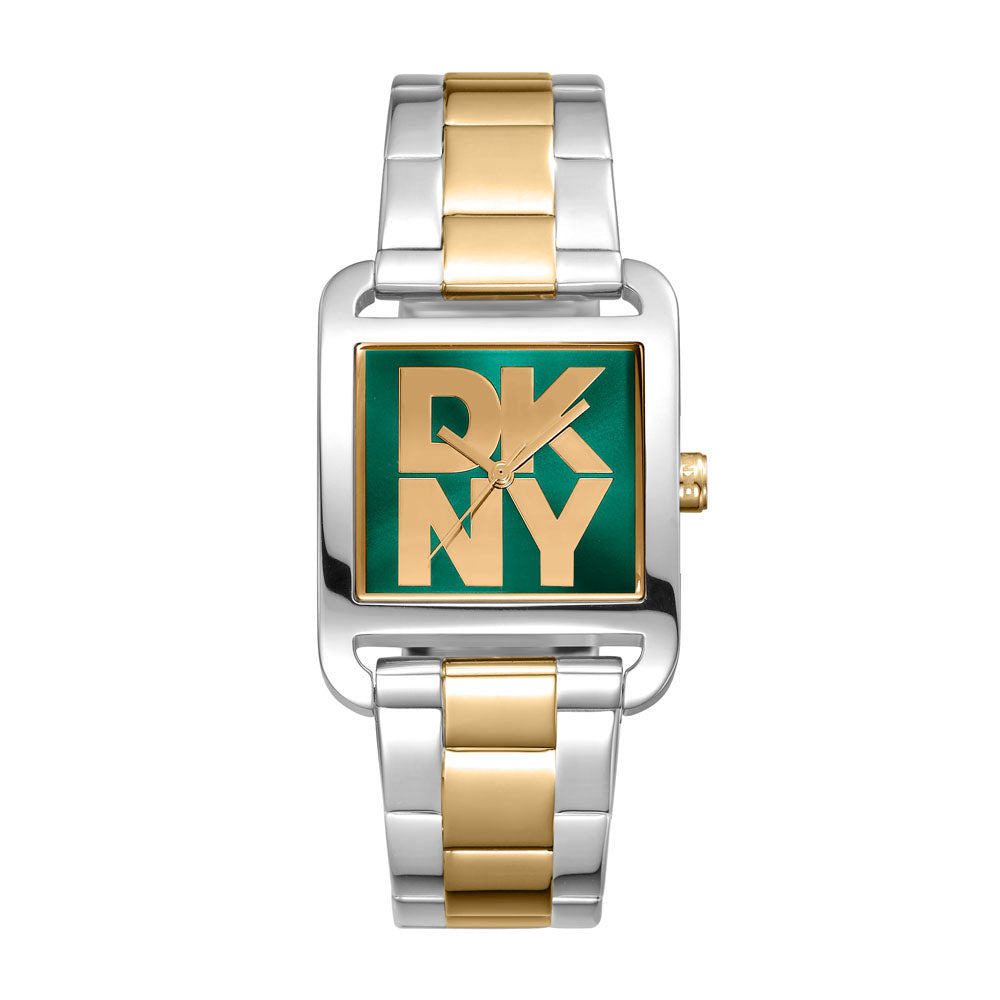 Dkny City Maxi 3-Hand 29mm x 37mm Stainless Steel Band