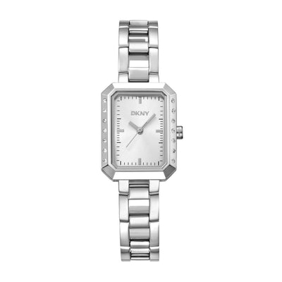 Dkny Uptown Glitz 3-Hand 22mm x 35.5mm Stainless Steel Band