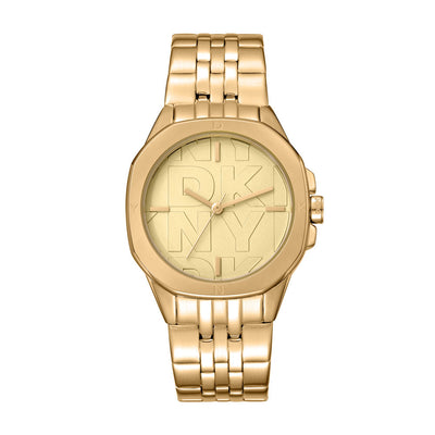 Dkny Brooklyn Midi 3-Hand 34mm Stainless Steel Band