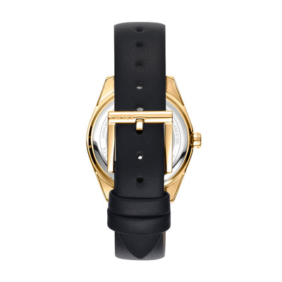 Dkny Chambers Midi 3-Hand 34mm Leather Band