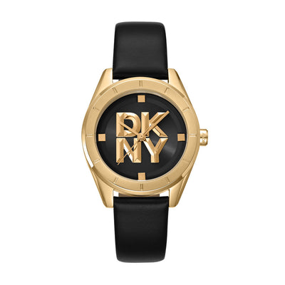 Dkny Chambers Midi 3-Hand 34mm Leather Band