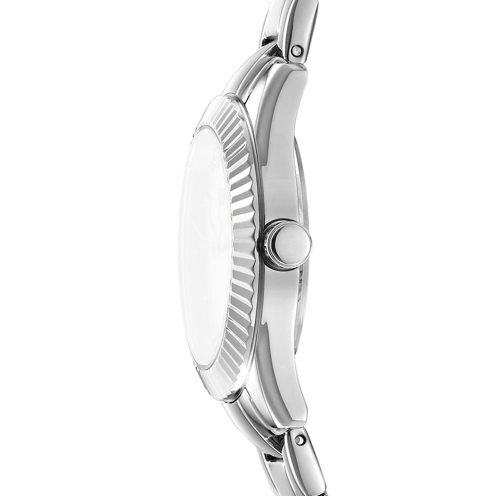 Dkny Chambers Glitz  3-Hand 30mm Stainless Steel Band