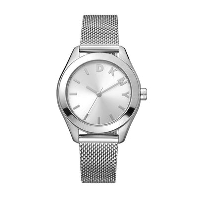 Dkny Astoria Logo 3-Hand 34mm Stainless Steel Band