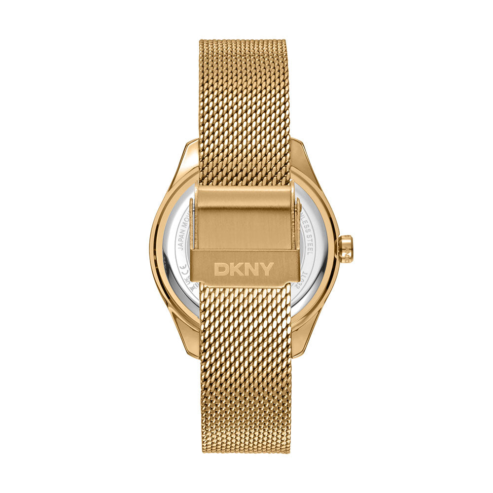 Dkny Astoria Logo 3-Hand 34mm Stainless Steel Band