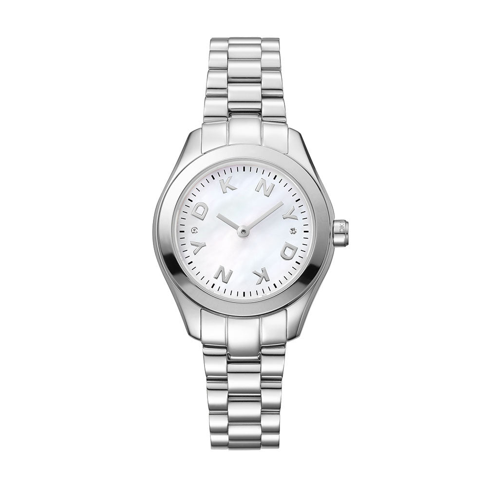 Dkny Astoria Logo 2-Hand 30mm Stainless Steel Band