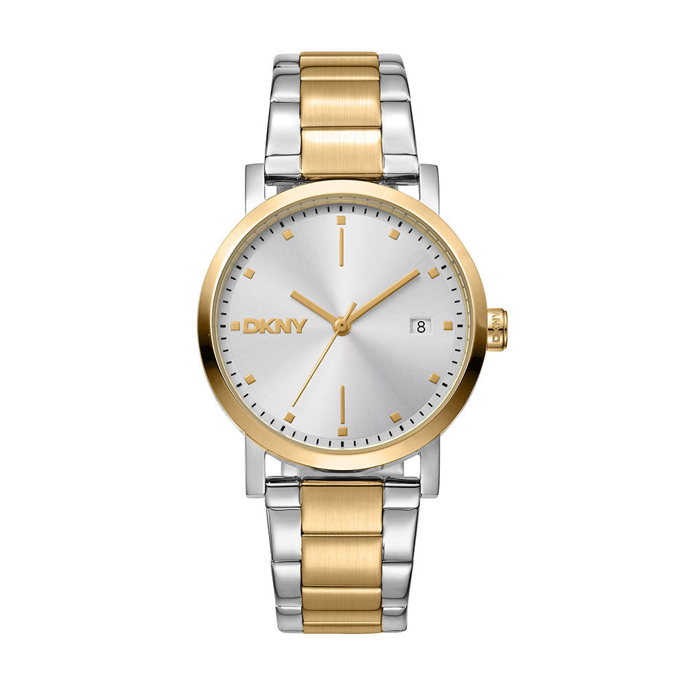 Dkny Soho Midi Date 34mm Stainless Steel Band