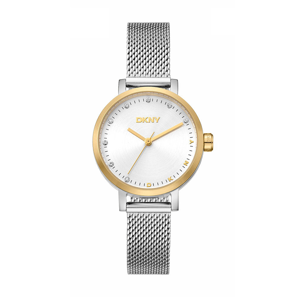 Dkny Soho Mini 3-Hand 30mm Stainless Steel Band