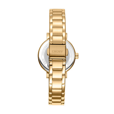 Dkny Soho Glitz 3-Hand 30mm Stainless Steel Band