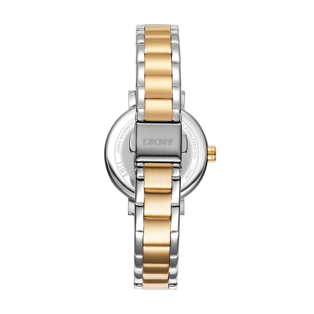 Dkny Soho Glitz 3-Hand 30mm Stainless Steel Band