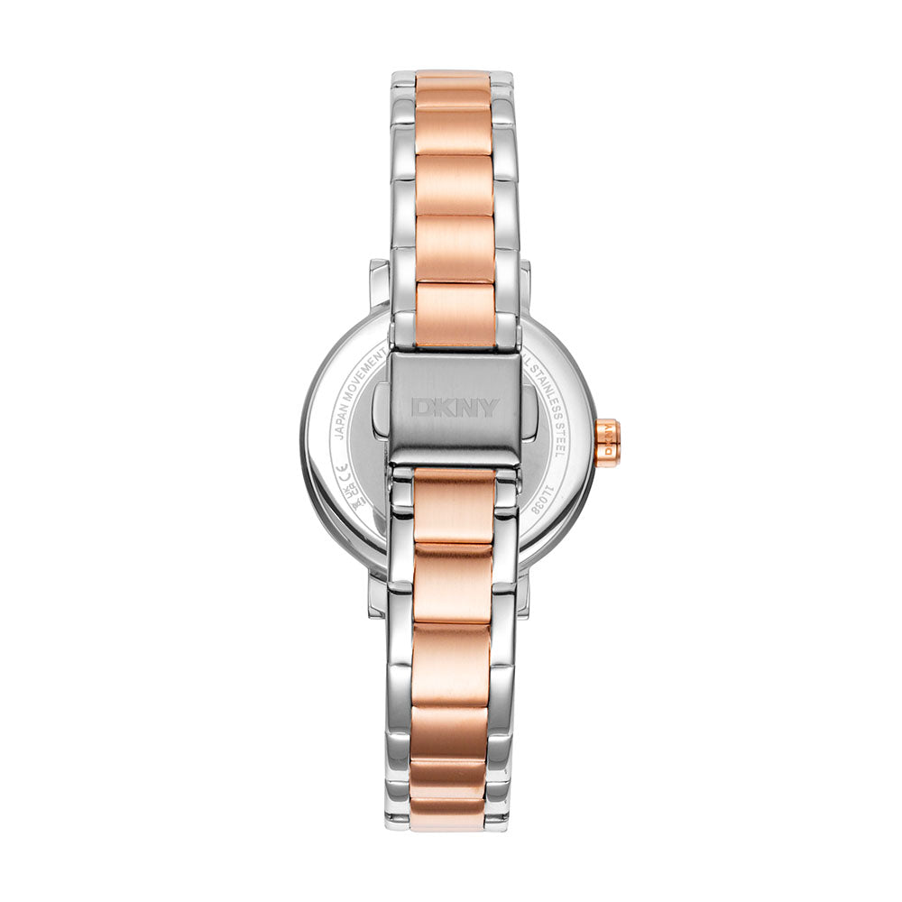 Dkny Soho Glitz 3-Hand 30mm Stainless Steel Band