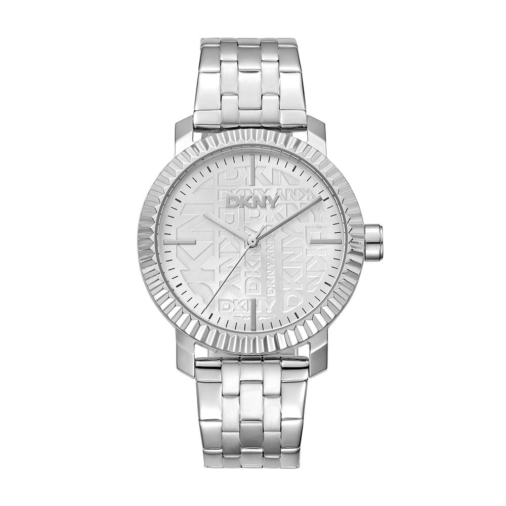 Dkny Chambers Maxi 3-Hand 36mm Stainless Steel Band