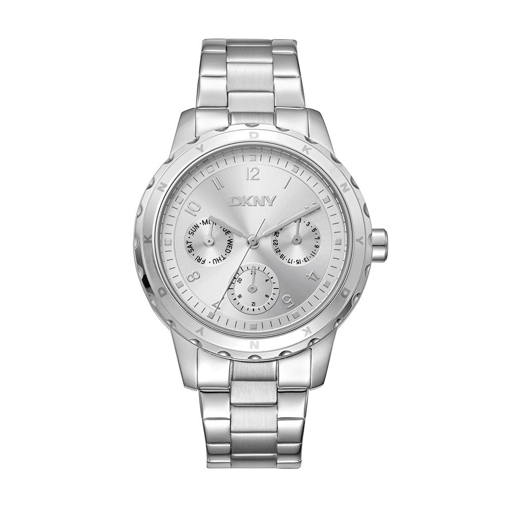 Dkny Park Ave Multi Multifunction 38mm Stainless Steel Band