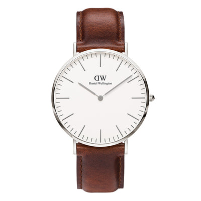 Daniel Wellington Watches Classic 2-Hand 40mm Leather Band