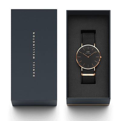 Daniel Wellington Watches Classic 2-Hand 36mm Fabric Band