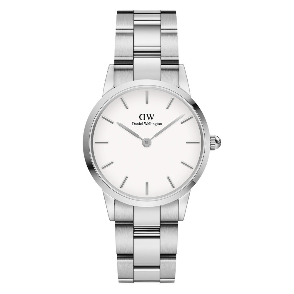 Daniel Wellington Watches Iconic 2-Hand 28mm Stainless Steel Band