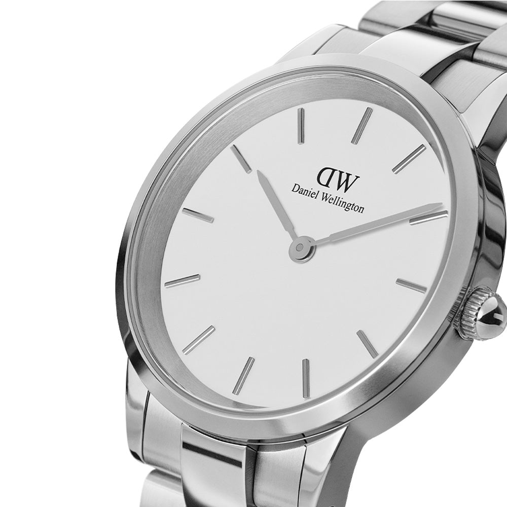 Daniel Wellington Watches Iconic 2-Hand 28mm Stainless Steel Band