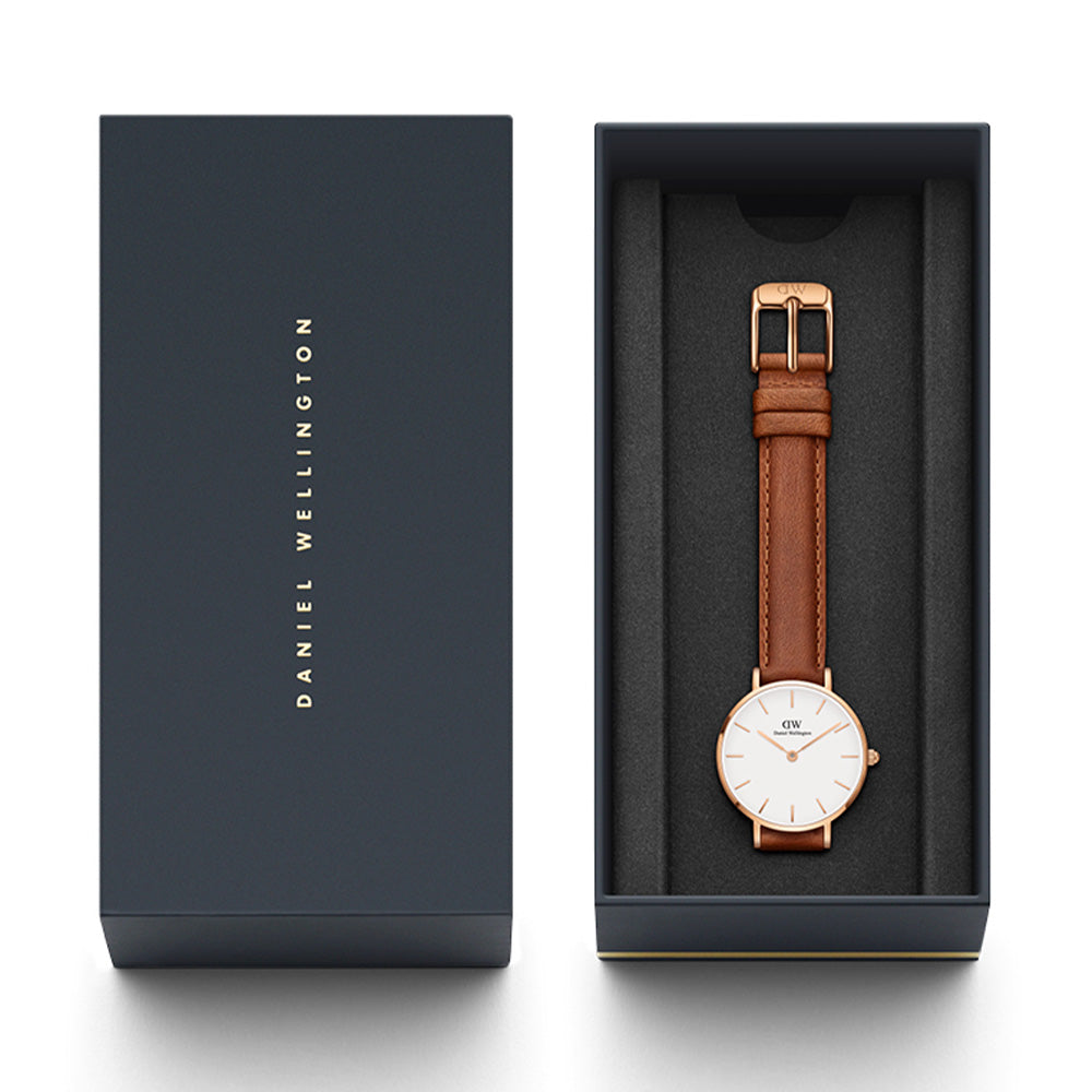 Daniel Wellington Watches Petite 2-Hand 28mm Leather Band