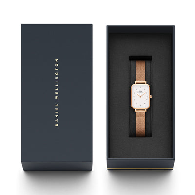 Daniel Wellington Watches Quadro 2-Hand 26mm Stainless Steel Band