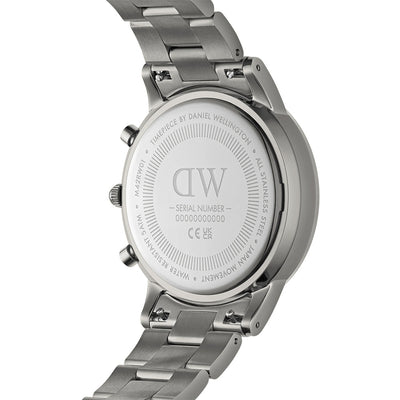 Daniel Wellington Watches Iconic Chronograph 42mm Stainless Steel Band