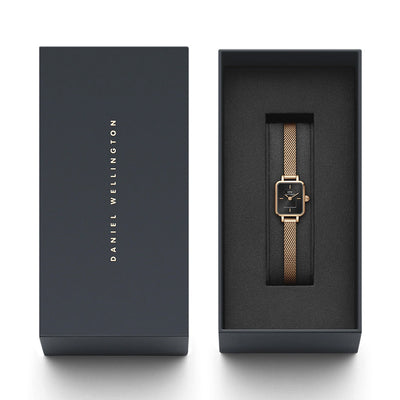 Daniel Wellington Watches Quadro Mini 2-Hand 15.4mm x 18.2mm  Stainless Steel Band