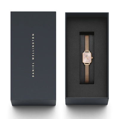 Daniel Wellington Watches Quadro Mini 2-Hand 15.4mm x 18.2mm  Stainless Steel Band