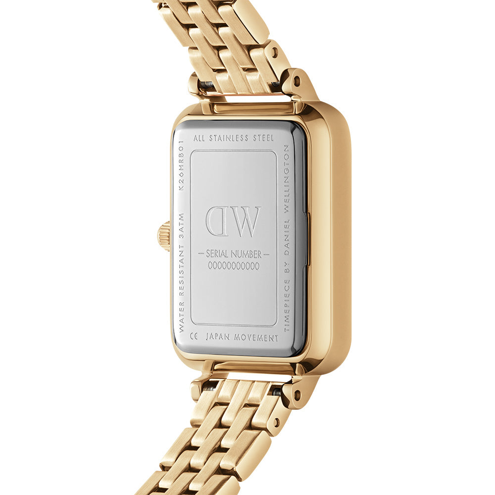 Daniel Wellington Watches Quadro 2-Hand 26mm Stainless Steel Band