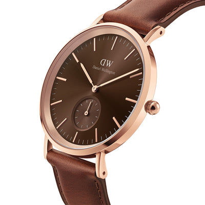 Daniel Wellington Watches Classic 2-Hand 40mm Leather Band