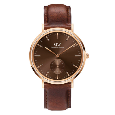 Daniel Wellington Watches Classic 2-Hand 40mm Leather Band