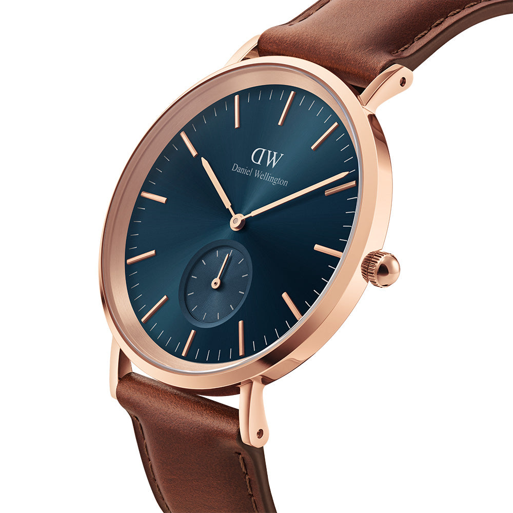 Daniel Wellington Watches Classic 2-Hand 40mm Leather Band