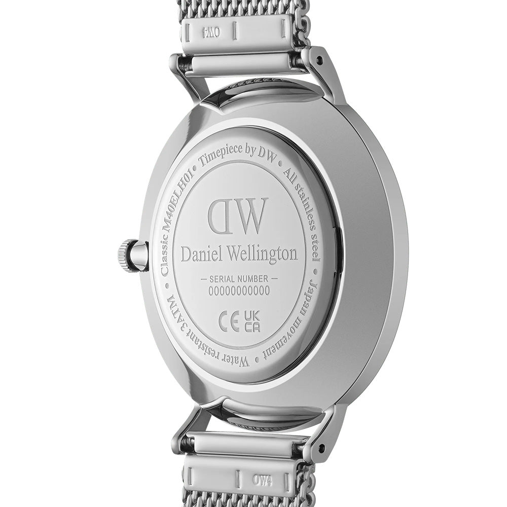 Daniel Wellington Watches Classic 2-Hand 40mm Stainless Steel Band