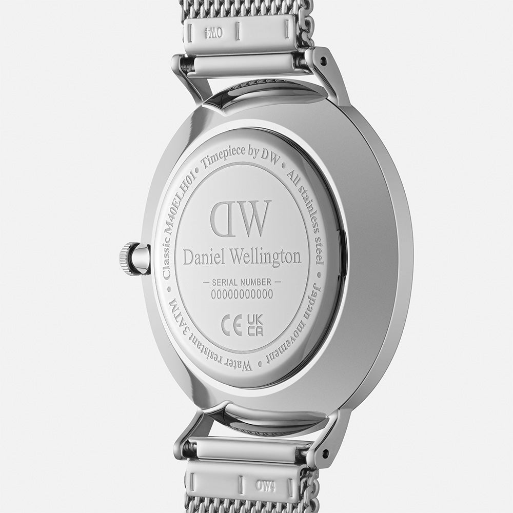 Daniel Wellington Watches Classic 2-Hand 40mm Stainless Steel Band