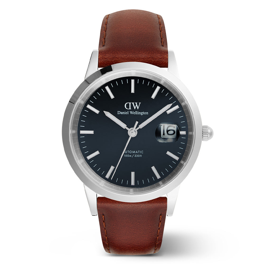 Daniel Wellington Watches Iconic 3-Hand 40mm Leather Band